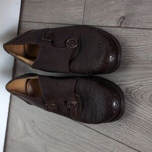 Vintage heeled leather Mary Jane's made in Italy size 38